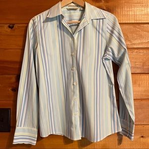 Eddie Bauer striped dress shirt